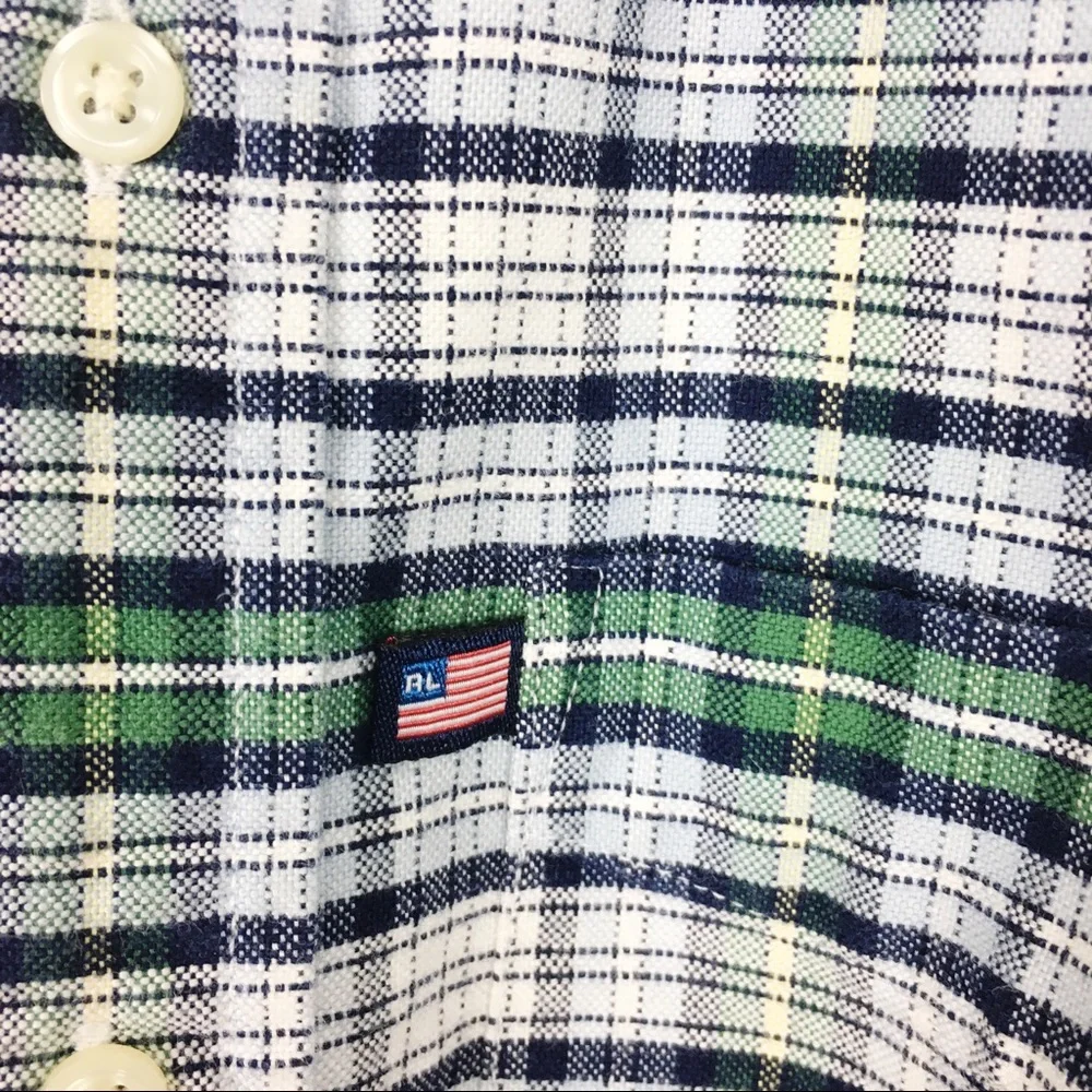 Ralph Lauren Jeans Boys Plaid Shirt Size 4